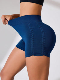 Hazel Blues® |  Side Ruched High Rise Active Shorts