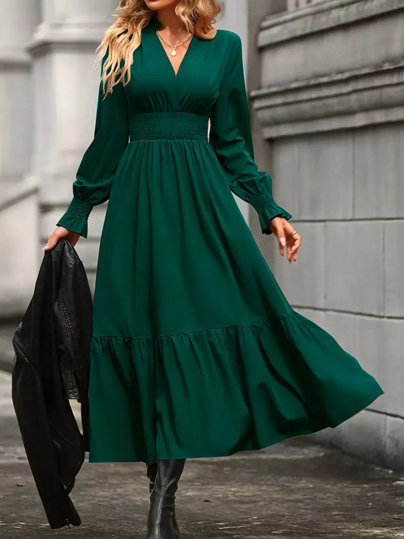 staud hazel long sleeve midi dress Staud Hazel Dress