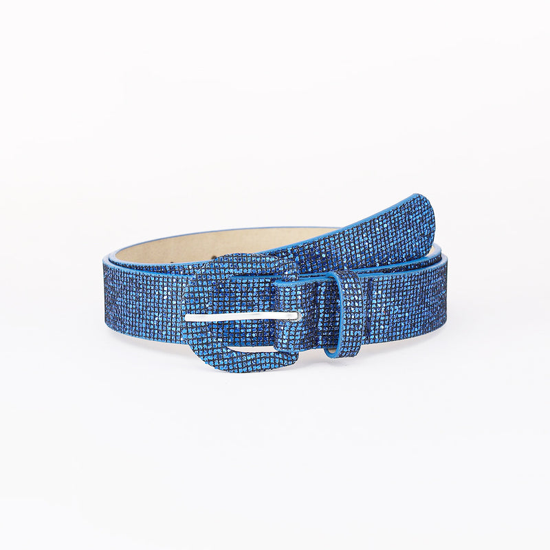 Hazel Blues® |  Sequin PU Leather Belt