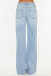 Hazel Blues® |  Kancan Distressed High Waist Straight Jeans