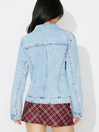 Hazel Blues® |  Button Up Long Sleeve Denim Shacket