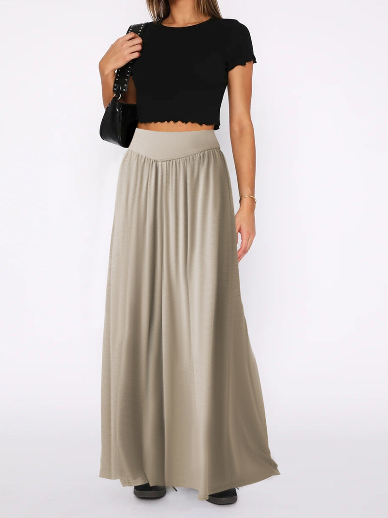 Hazel Blues® |  High Waist Wide Leg Pants