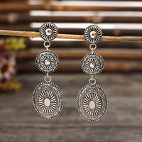 Vintage Alloy Dangle Earrings