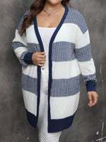 Hazel Blues® | Open Front Long Sleeve Cardigan