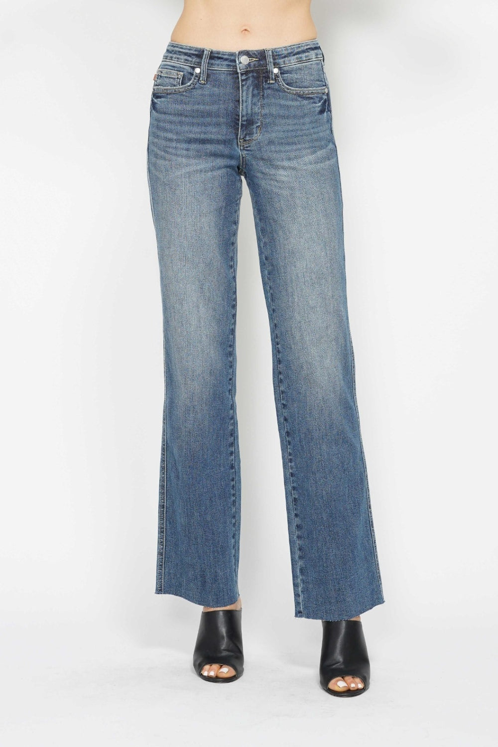 Hazel Blues® |  Judy Blue Tummy Control Straight Jeans