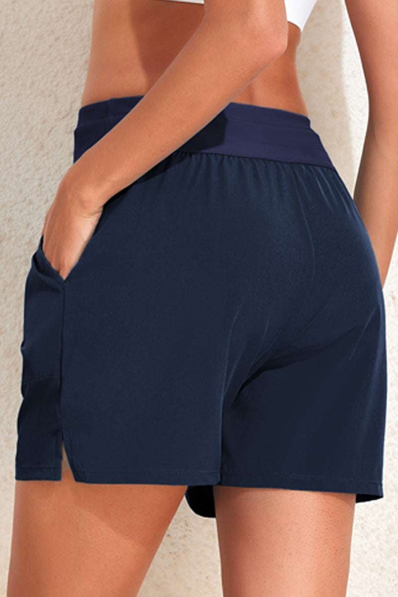 Hazel Blues® |  Drawstring Swim Shorts with Pockets