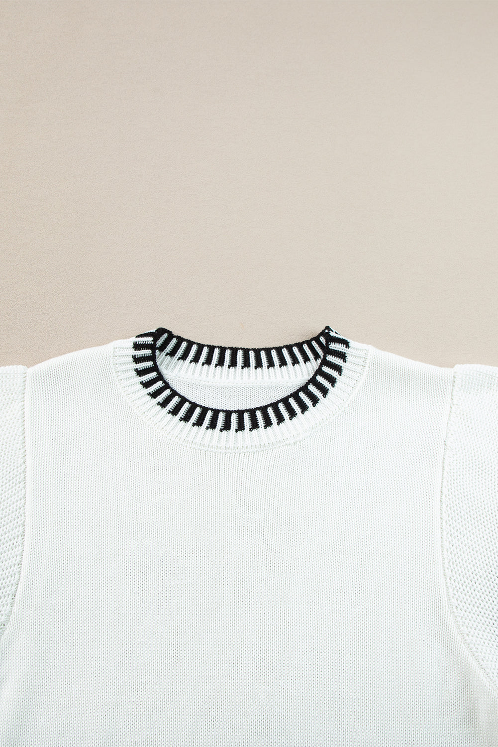 Hazel Blues® |  Round Neck Short Sleeve Knit Top