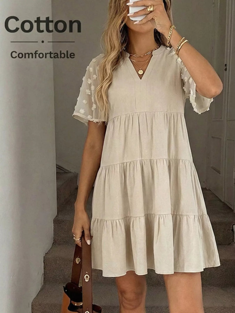 loose mini dress with sleeves Hazel Blues®