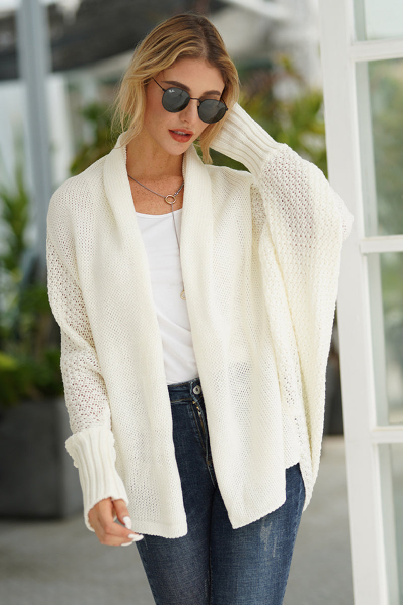 Hazel Blues® |  Open Front Batwing Sleeve Cardigan