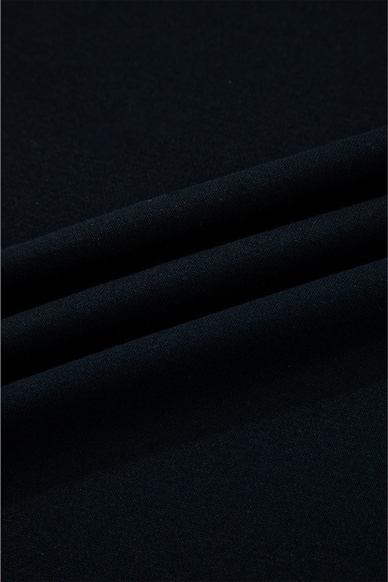 Hazel Blues® |  Evergreen Varsity Striped Detail Drop Shoulder Oversized Sweatshirt