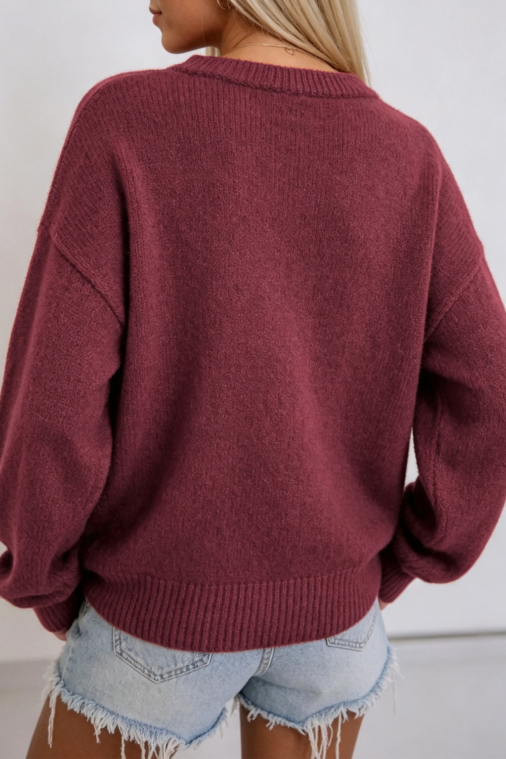 Candy Cane Sparkle Red Christmas Sweater