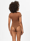 Hazel Blues® |  Square Neck Short Sleeve Bodysuit