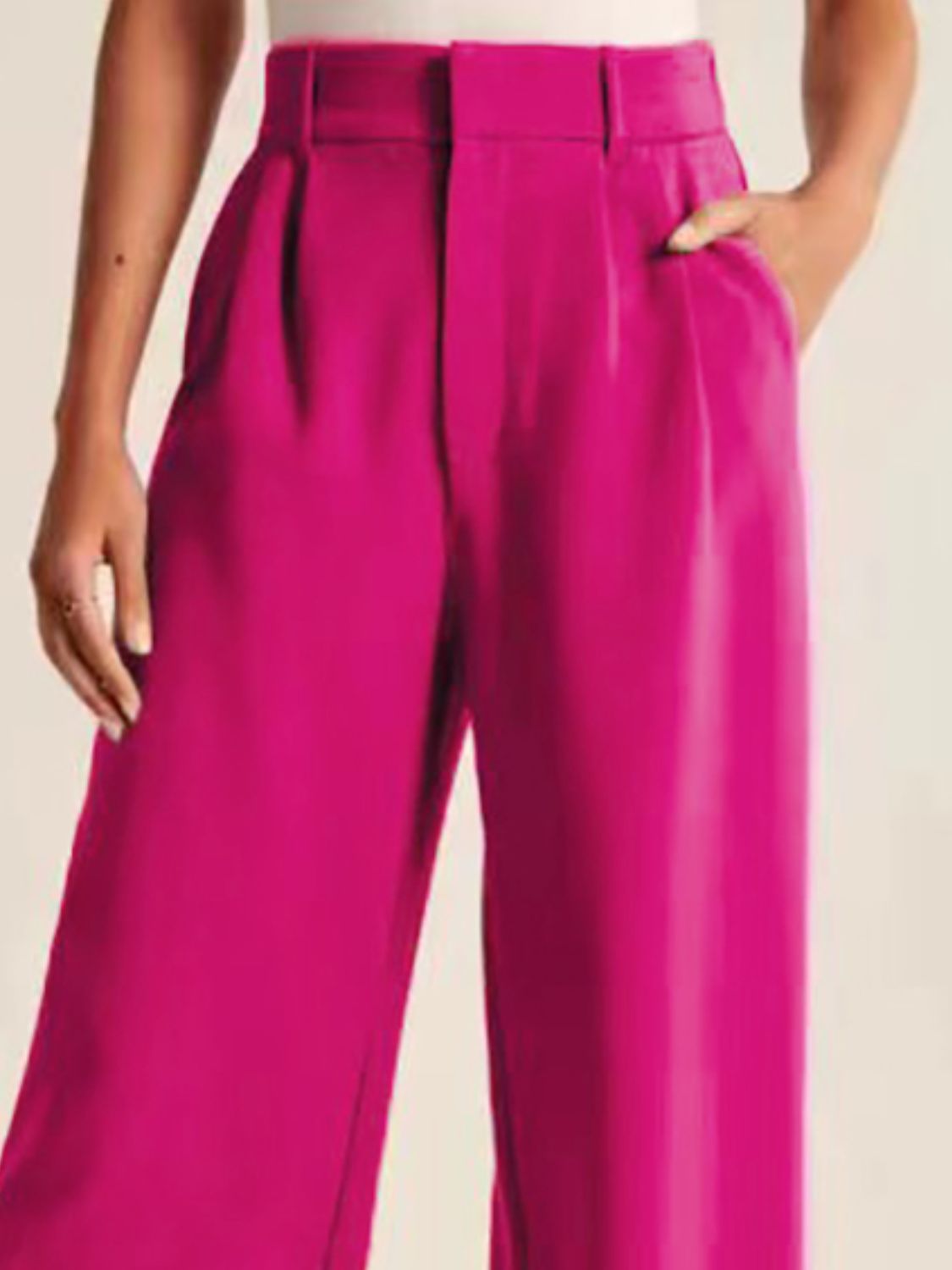 Hazel Blues® |  High Waist Wide Leg Pants