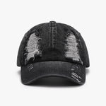 Hazel Blues® |  Distressed Cotton Baseball Cap