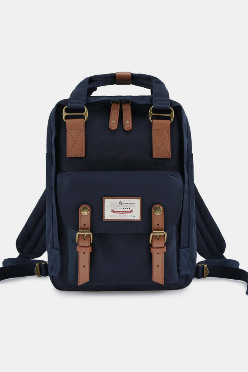 Hazel Blues® |  Himawari Contrast Waterproof Nylon Backpack Bag