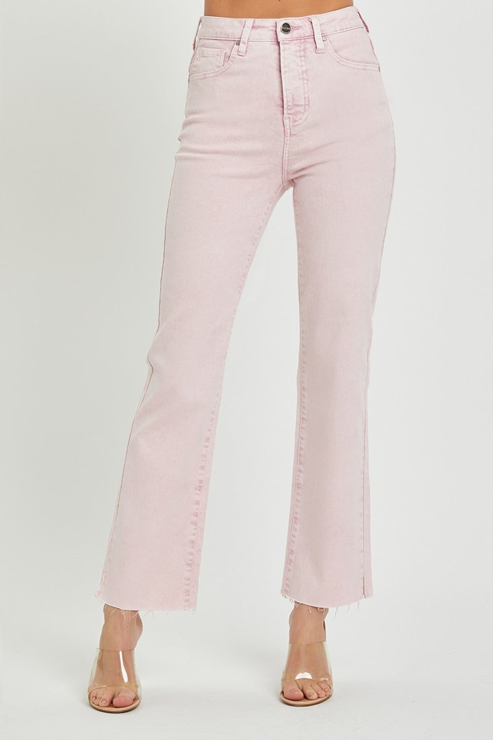 Hazel Blues® |  RISEN High Rise Tummy Control Straight Jeans