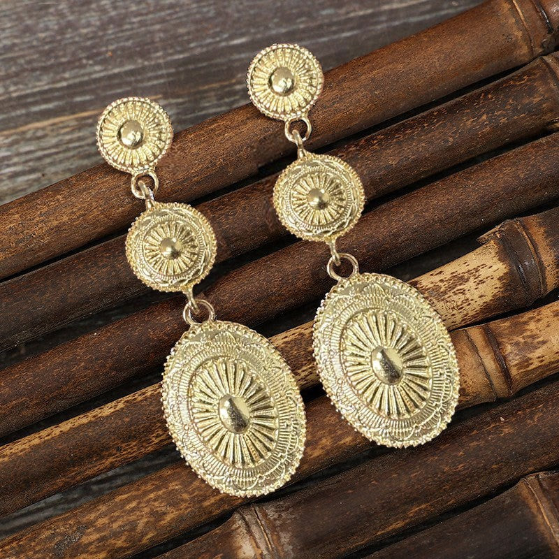 Hazel Blues® |  Vintage Alloy Dangle Earrings