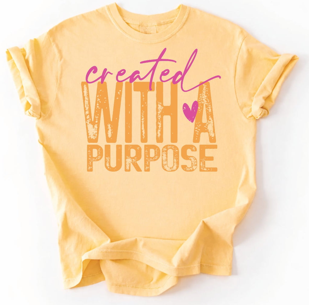 Created With a Purpose Graphic Tee