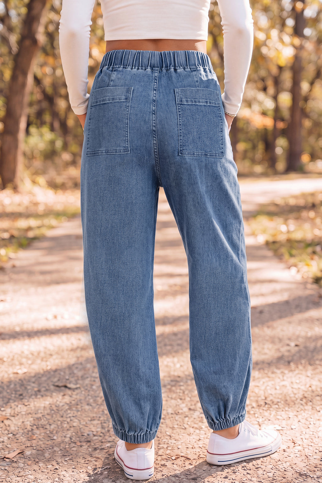 Cecilia Pearl Blue Jeans