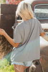 Hazel Blues® |  High Cowboys & Country Music Graphic Crew Neck T Shirt