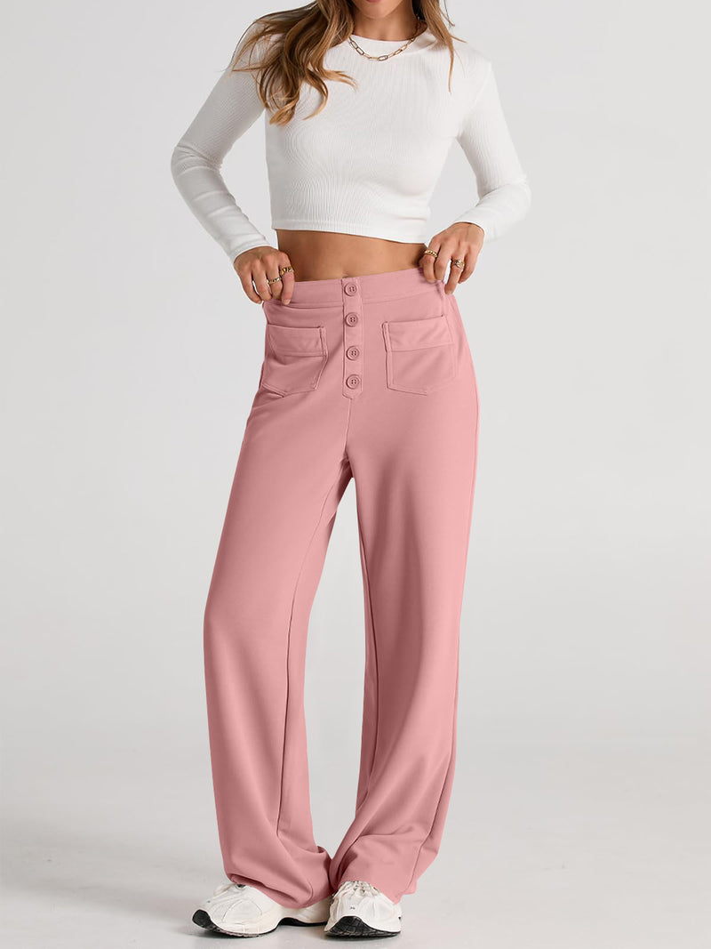 Hazel Blues® |  High Waist Wide Leg Pants