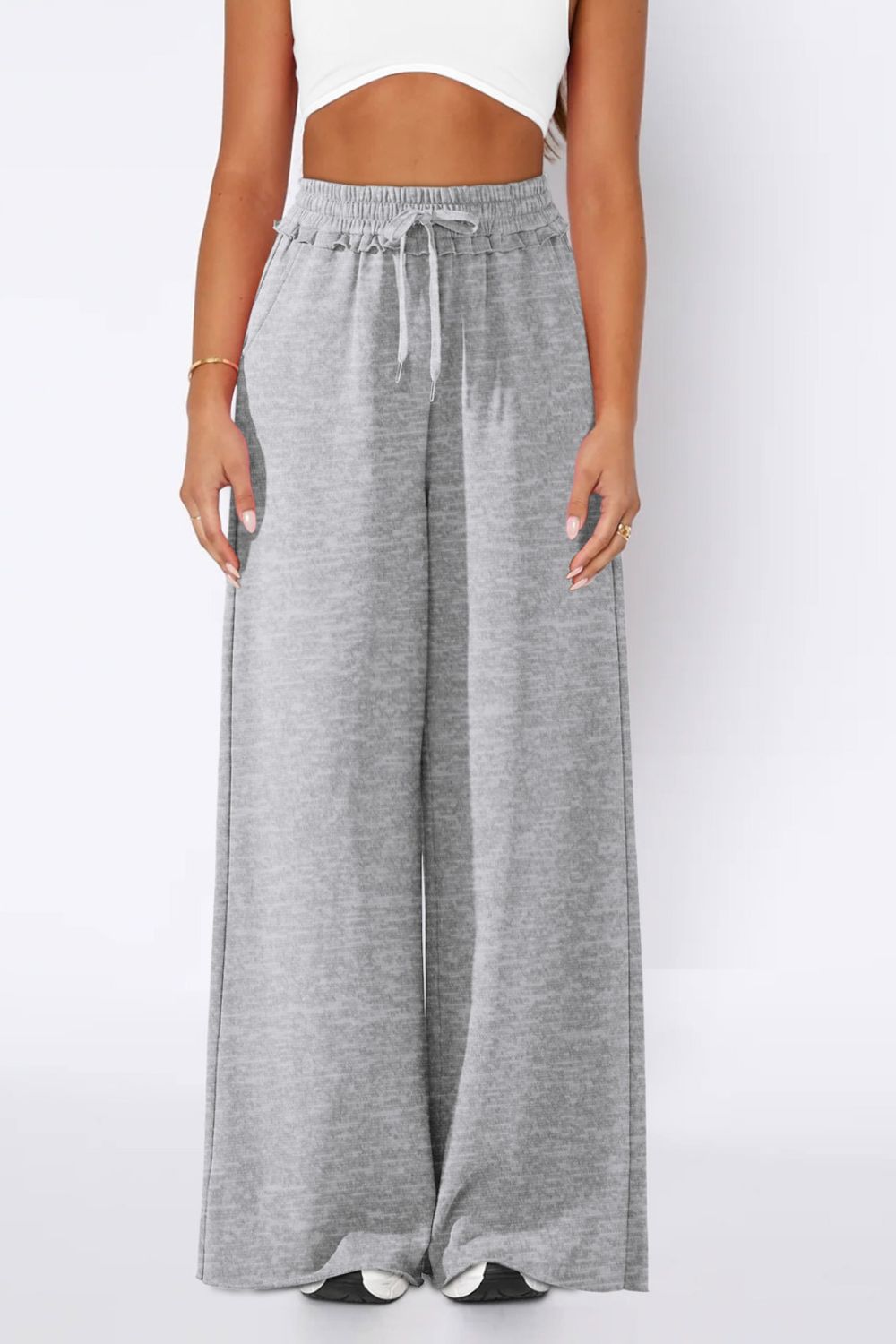 Hazel Blues® |  High Waist Wide Leg Pants