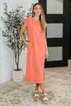Hazel Blues® |  PREORDER: Mineral Wash Relaxed Maxi Tank Dress in Three Colors