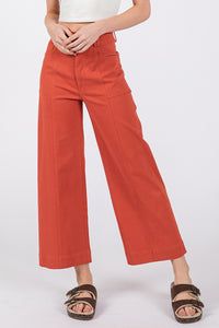 Hazel Blues® |  SAGE + FIG Wide Leg Cropped Pants