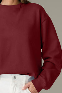 Hazel Blues® |  Round Neck Long Sleeve Sweatshirt