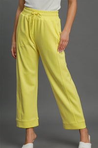 Hazel Blues® |  Umgee Drawstring Elastic Waist Wide Leg Pants