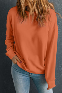 Hazel Blues® |  Round Neck Dropped Shoulder Sweatshirt