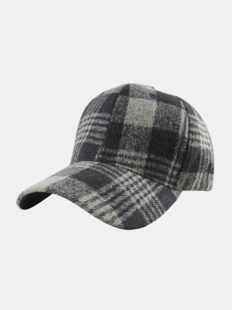 Hazel Blues® |  Plaid Adjustable Cotton Baseball Cap