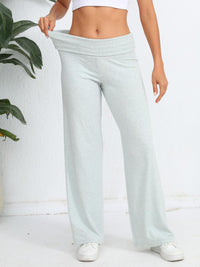 Hazel Blues® |  Elastic Waist Wide Leg Pants