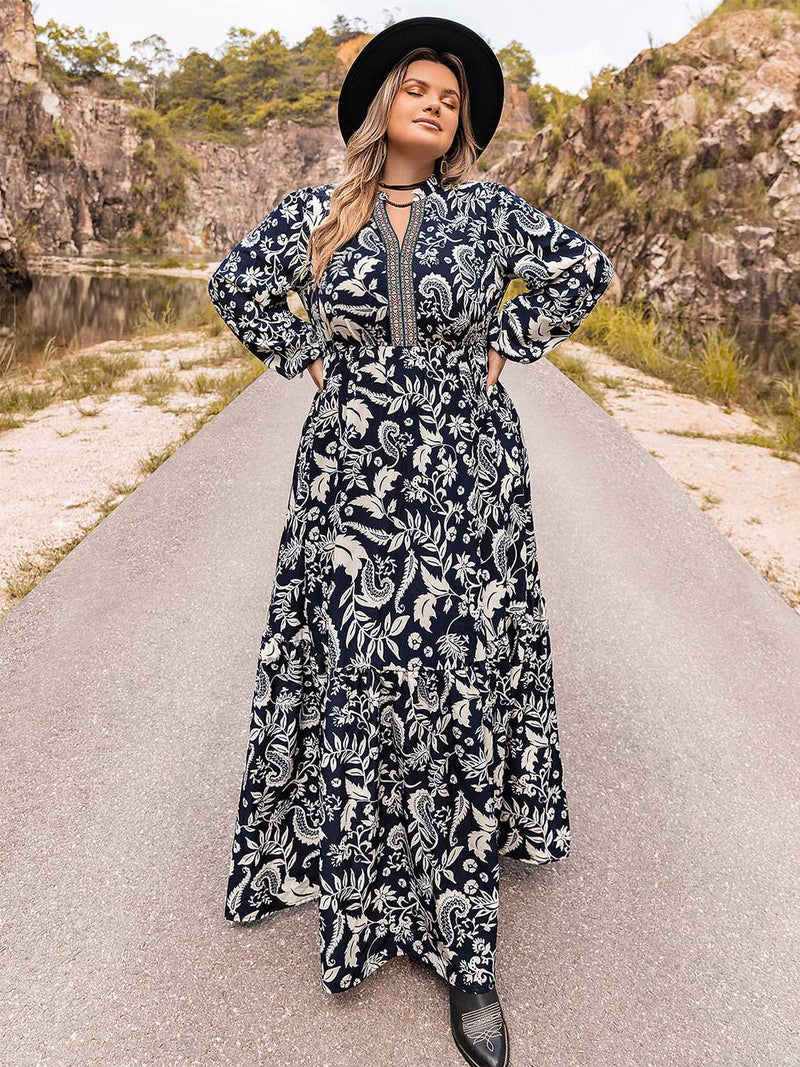 Hazel Blues® | Long Sleeve Maxi Dress