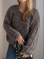 Hazel Blues® |  Dropped Shoulder Long Sleeve Sweater