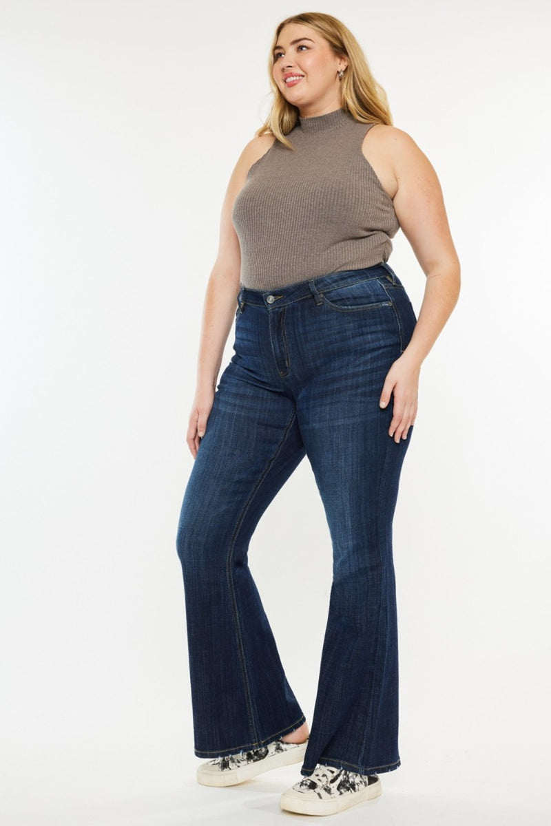 Hazel Blues® |  Kancan Mid Rise Flare Jeans