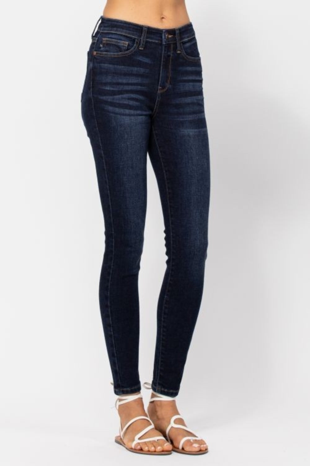 Hazel Blues® |  Judy Blue High Waist Handsand Skinny Jeans