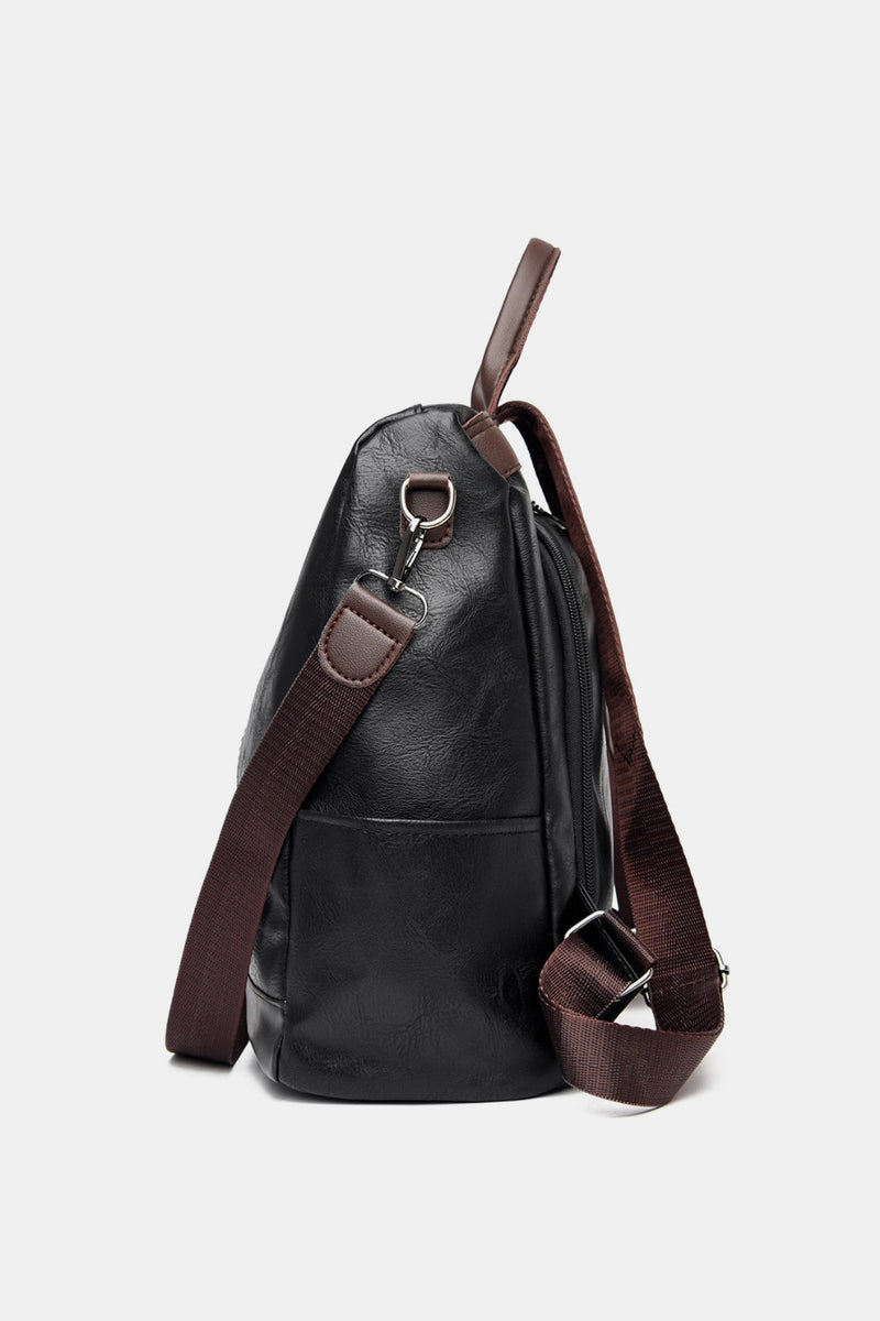 Hazel Blues® |  PU Leather Backpack Bag