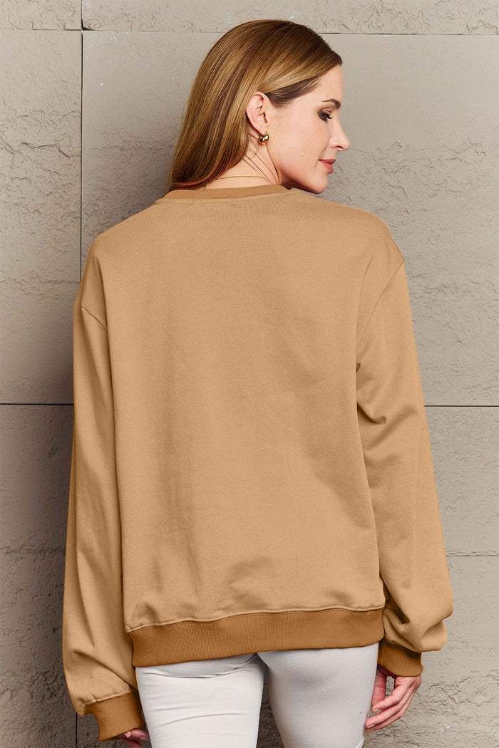 Hazel Blues® |  KINDA LAZY Round Neck Sweatshirt