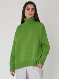 Hazel Blues® |  Turtleneck Long Sleeve Sweater