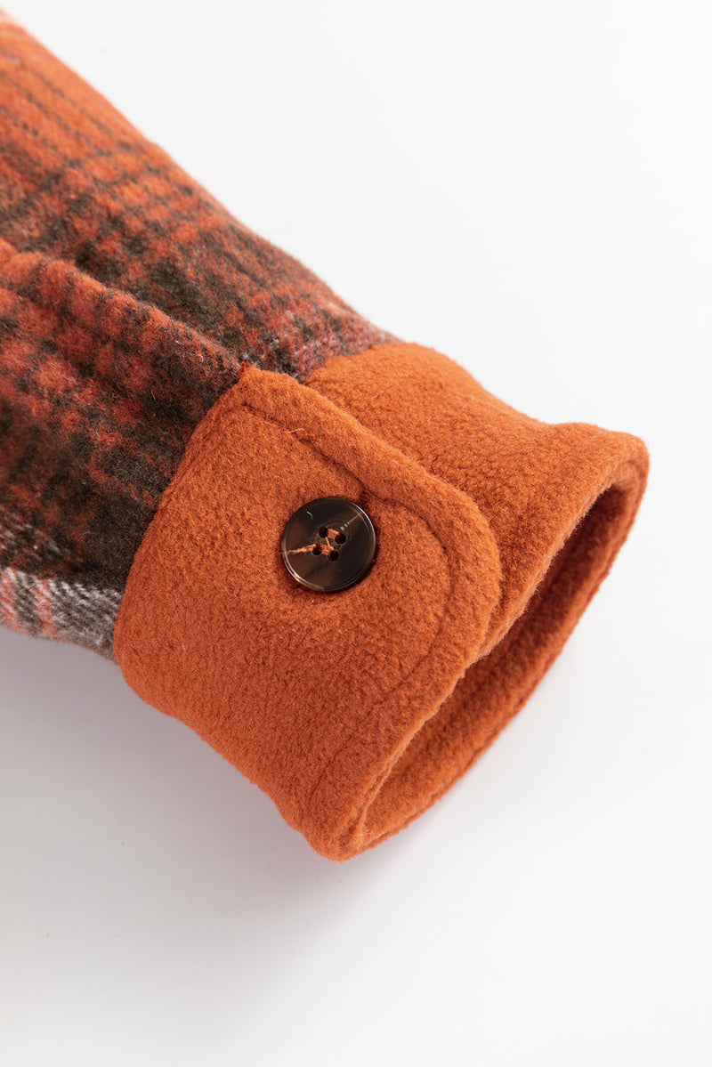 Hazel Blues® |  Plaid Button Up Long Sleeve Jacket