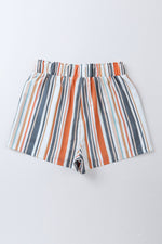Hazel Blues® |  Striped Elastic Waist Shorts