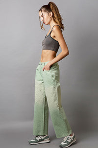 Hazel Blues® |  POL Embellishments Gradient Wide Leg Pants