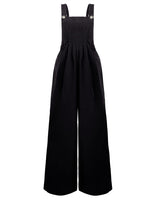 Hazel Blues® |  Square Neck Wide Strap Overalls