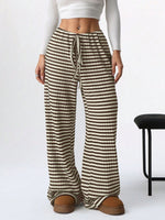 Hazel Blues® |  Tied Striped Wide Leg Pants