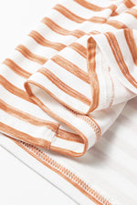 Hazel Blues® |  Striped Round Neck Sleeveless Jumpsuit