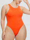 Hazel Blues® |  Round Neck Wide Strap Bodysuit