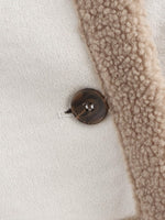 Hazel Blues® |  Fuzzy Collared Neck Long Sleeve Jacket