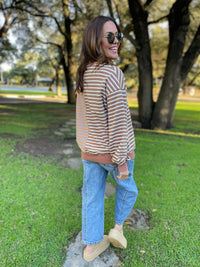 PREORDER: Step By Step Stripe Sweatshirt in Four Colors