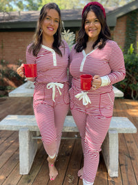 Hazel Blues® | Candy Striped Pajama Pants Set